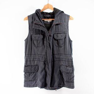Anthropologie Marrakech Utility Field Vest w/ Hood